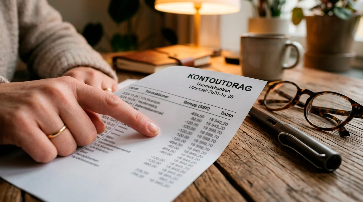 Integritet vid Klarna-betting och vad som syns på kontoutdraget